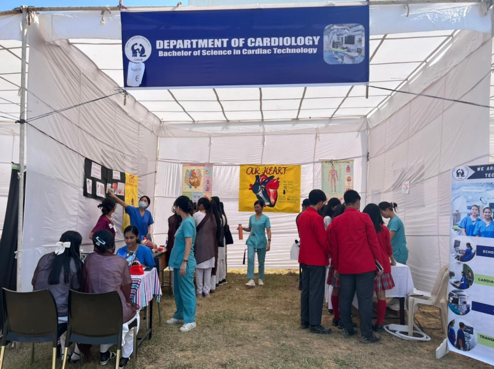 Participants during the orientation-cum-exhibition on Allied Health Sciences programmes held at CIHSR Dimapur on November 12. (Morung Photo)
